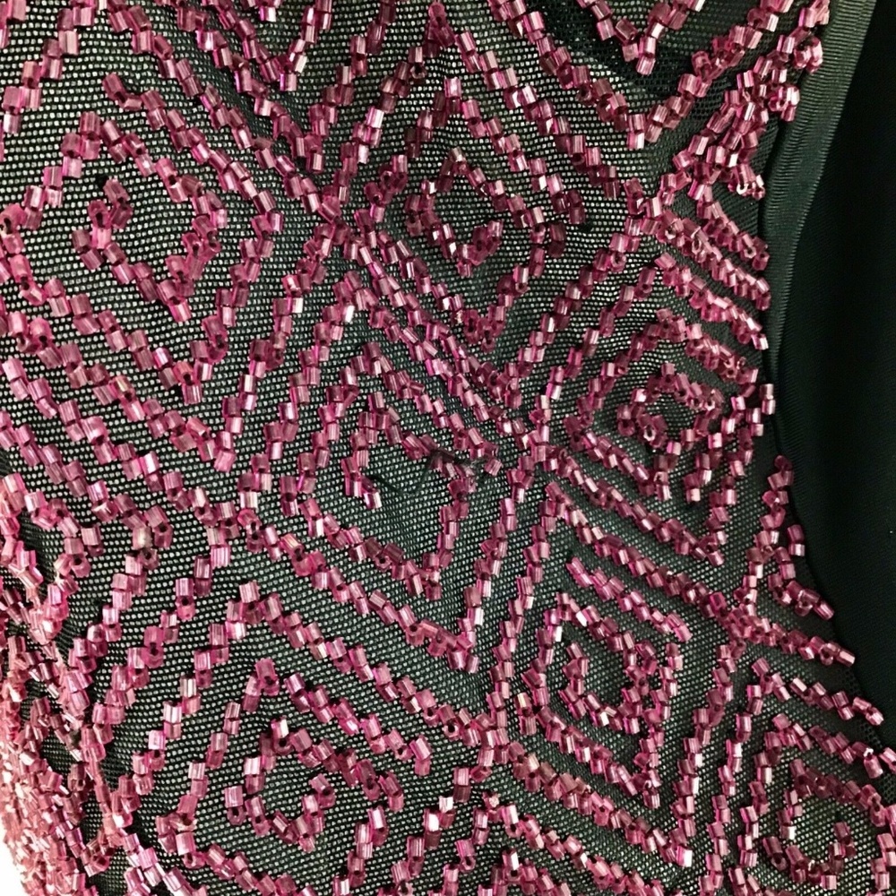 ❌SOLD❌ESCADA Purple Beaded Tank Stretchy Medium - Picture 7 of 8